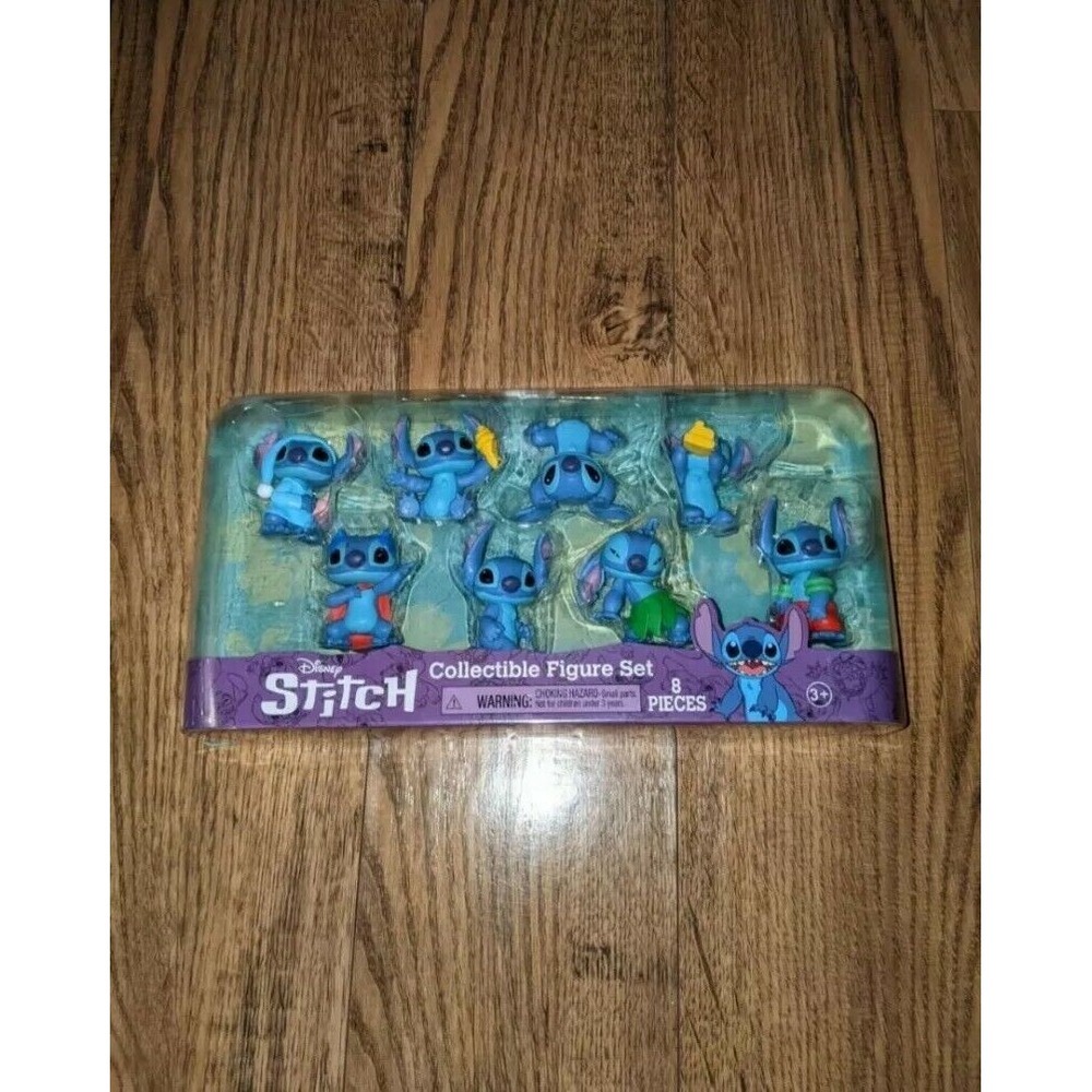 Disney Lilo & Stitch Collectible Stitch Figure Set, 8-Piece 2021